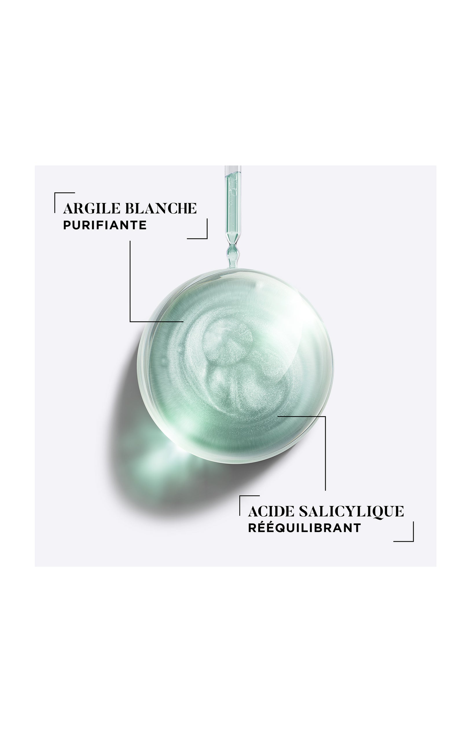 Shampoing régulateur - Acide Salicylique & Argile blanche - Cheveux secs