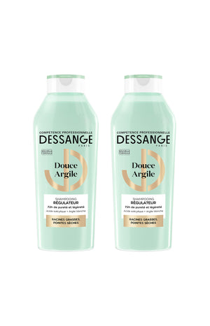 2 shampoings - régulateurs - Acide Salicylique & Argile blanche - 280 ml