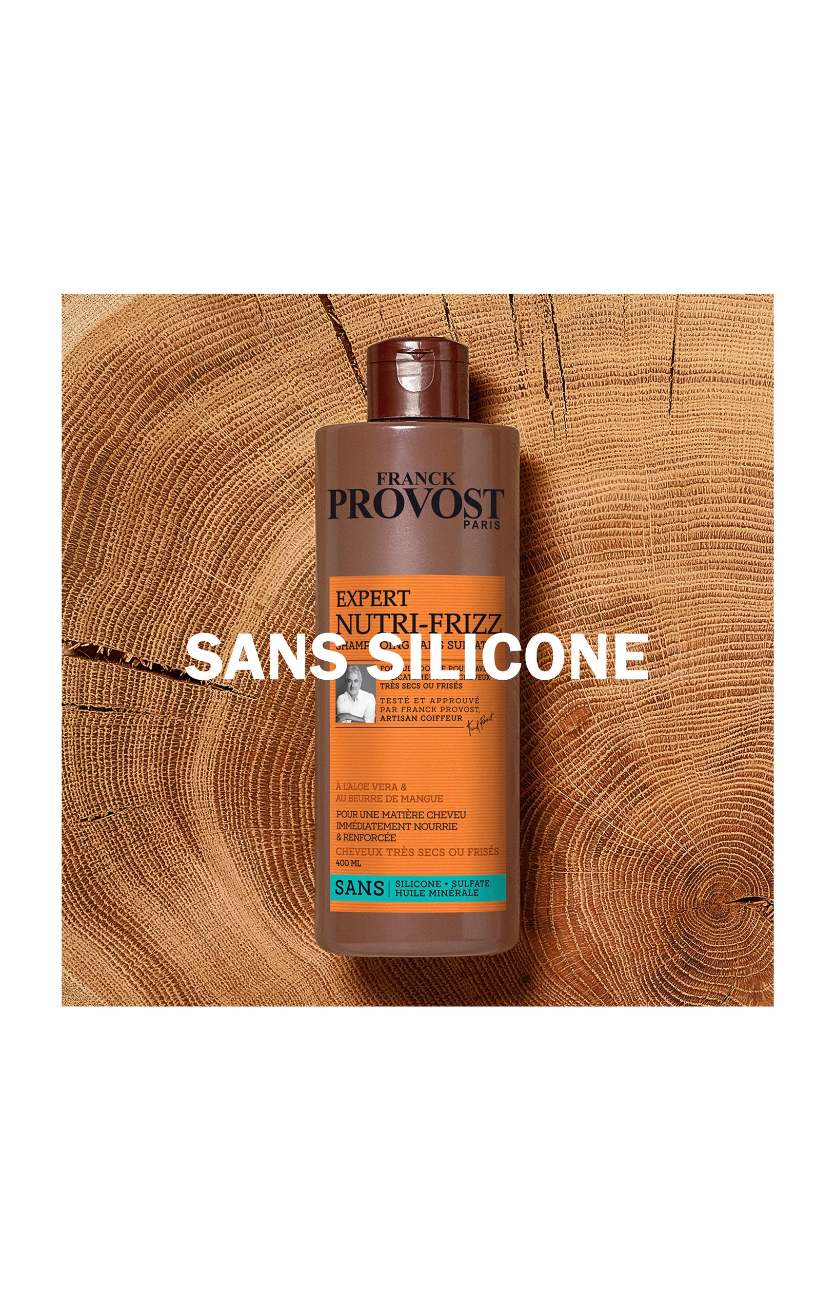 Shampoing Anti-frizz - Aloe Vera & Beurre de mangue - Cheveux secs & frisés