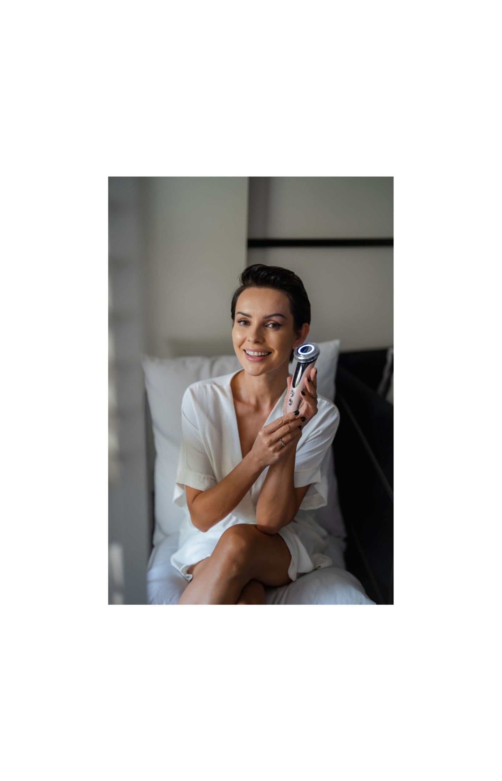 Appareil mésothérapie sans aiguilles - Visage - Rose