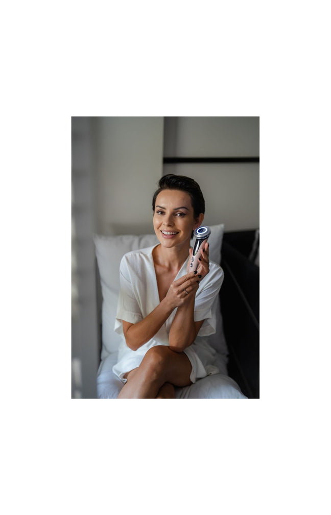 Appareil mésothérapie sans aiguilles - Visage - Rose