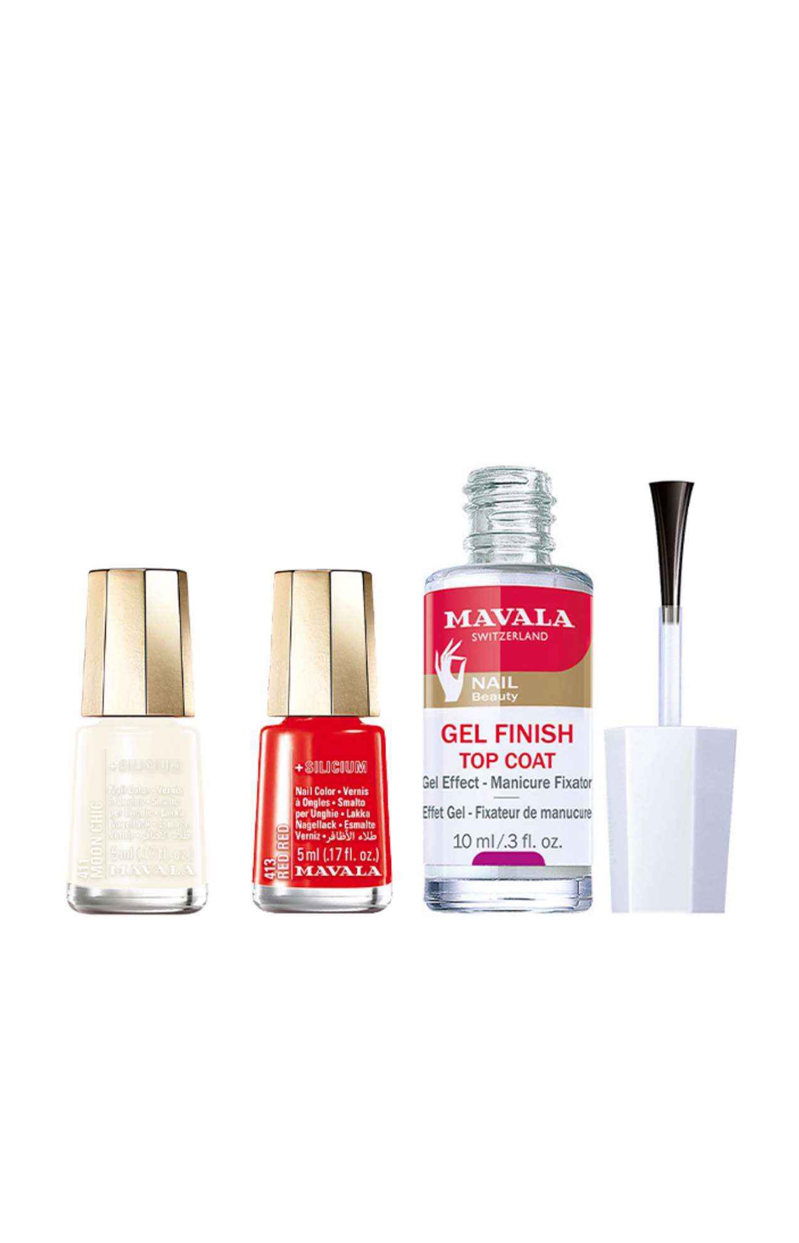 Top coat & vernis à ongles - Moon Chic & Red Red