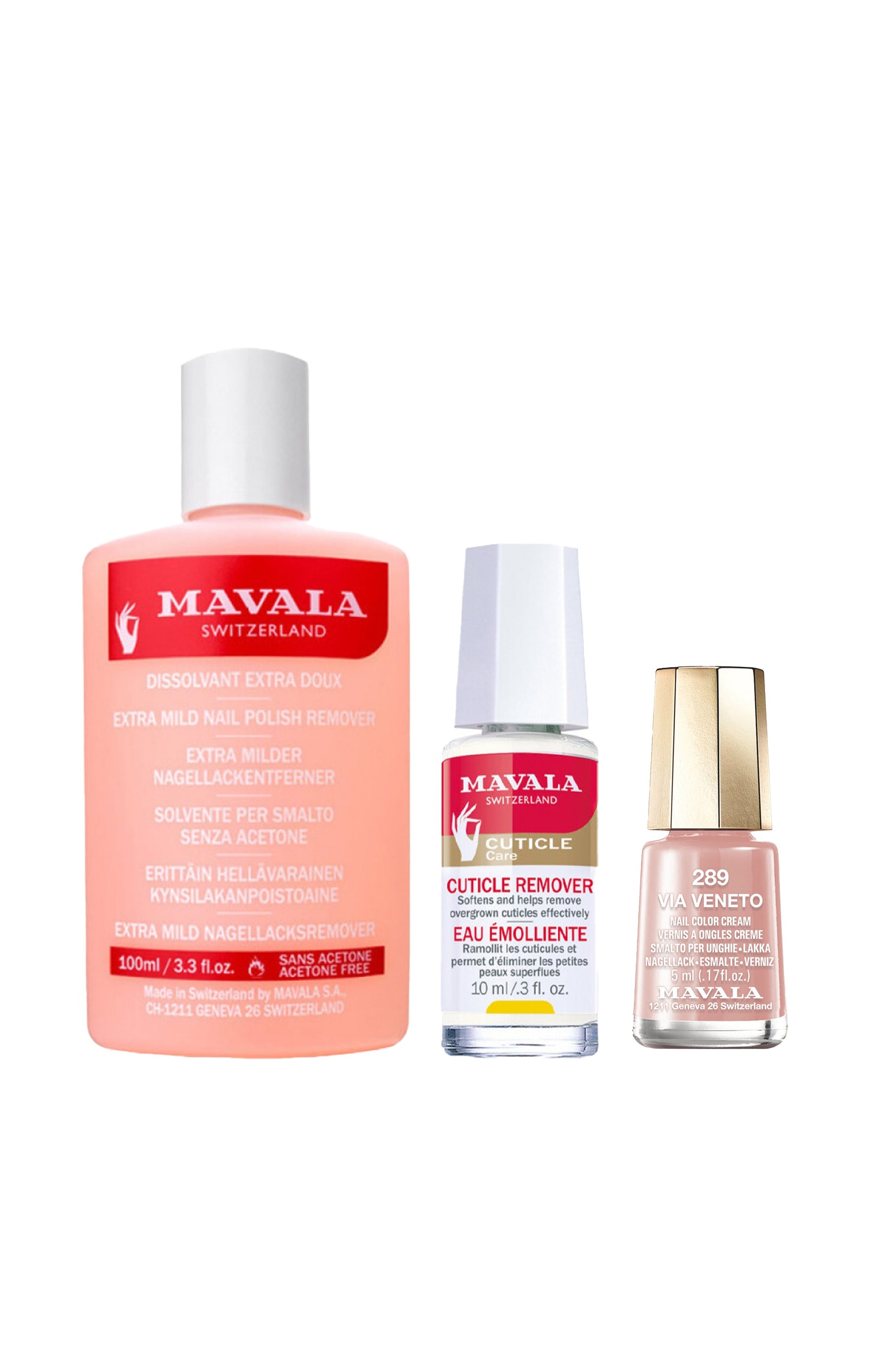 Vernis à ongles, dissolvant & soin - Via Veneto