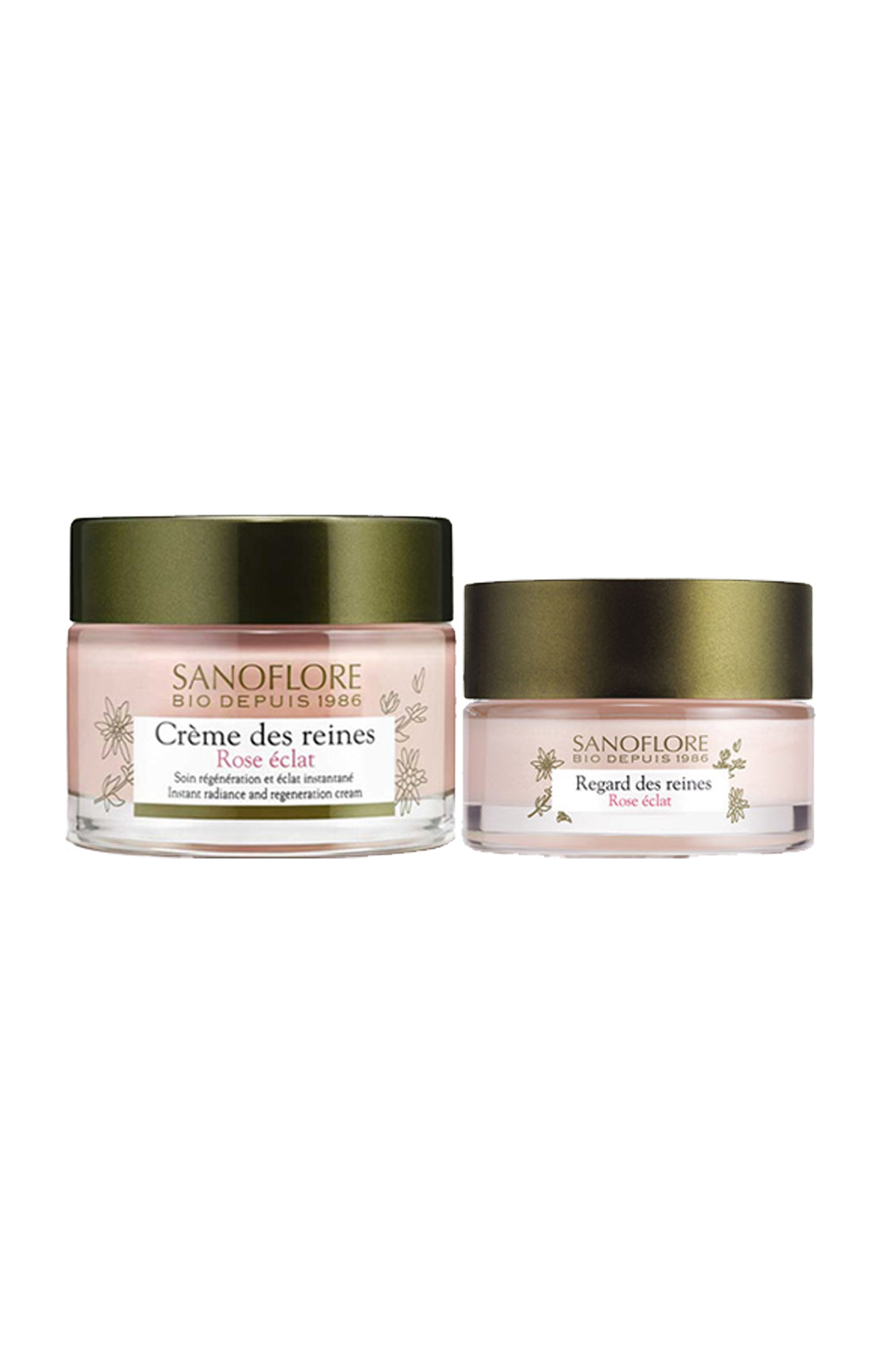 Crème & contour des yeux - Rose éclat - Peaux sensibles