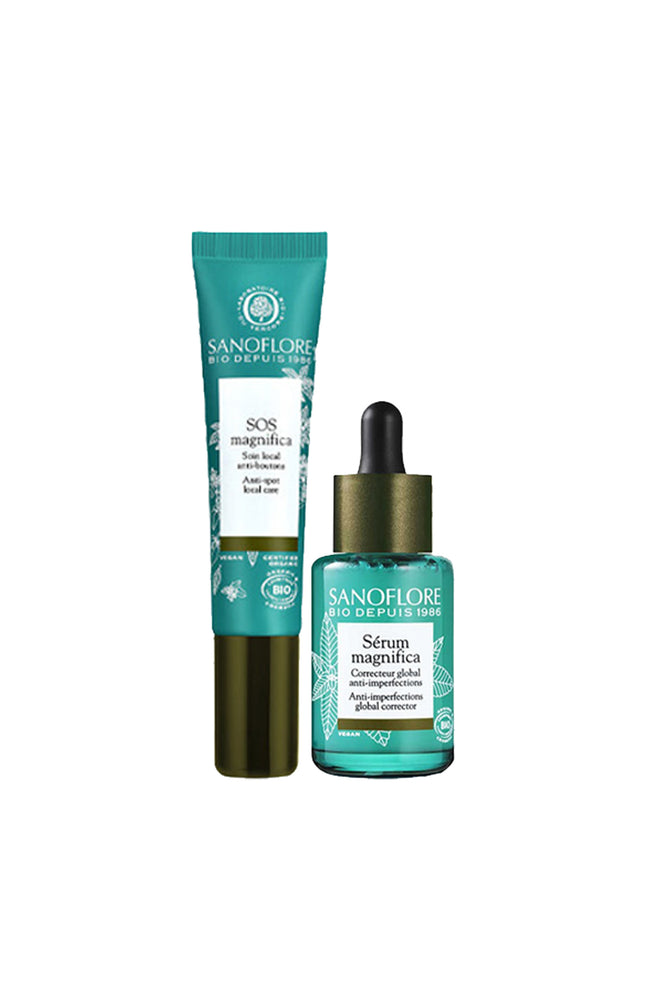 Sérum & crème anti-imperfections bio - Magnifica - Peaux mixtes à grasses