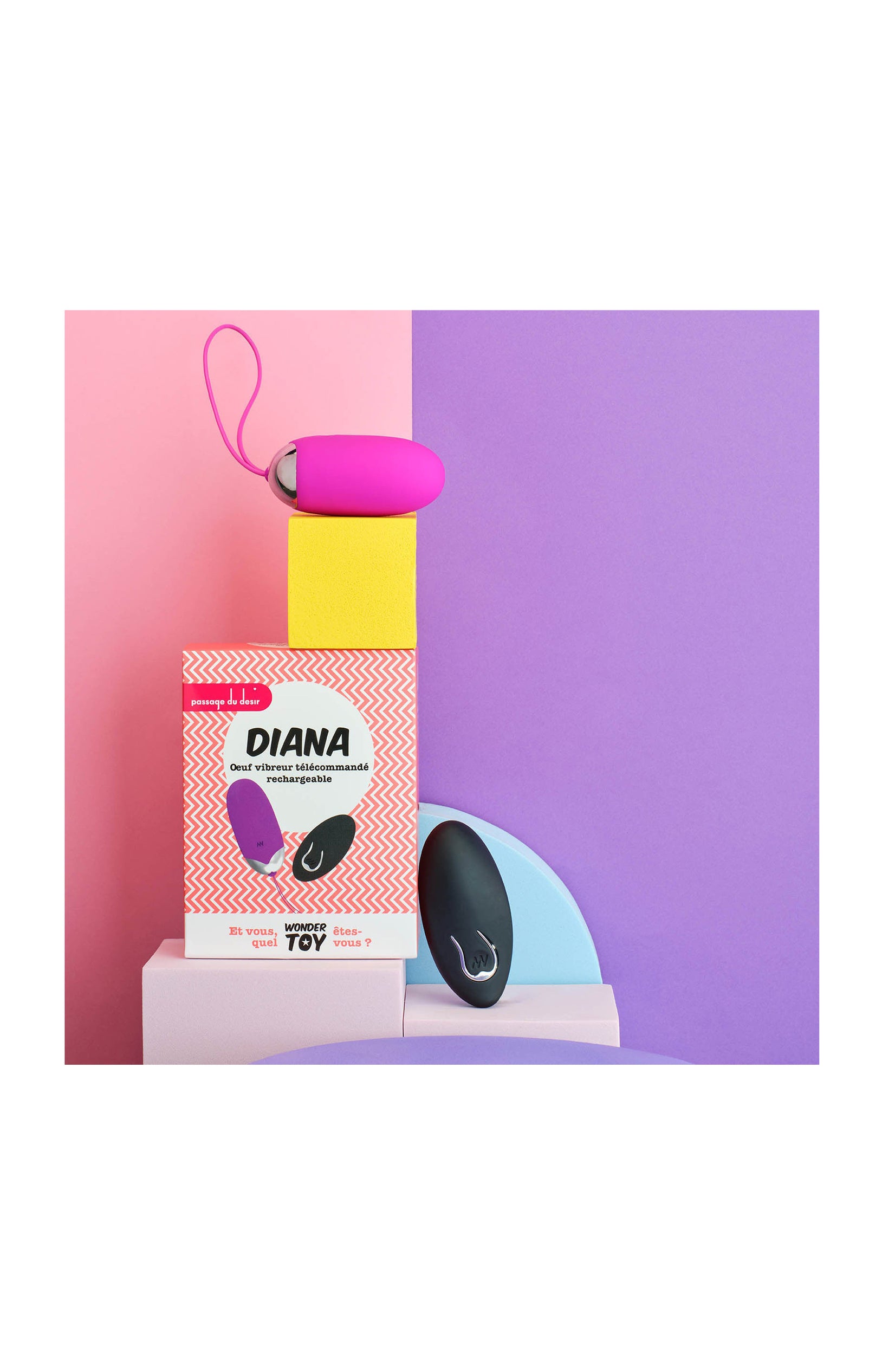 Oeuf  vibreur télécommandé - Diana