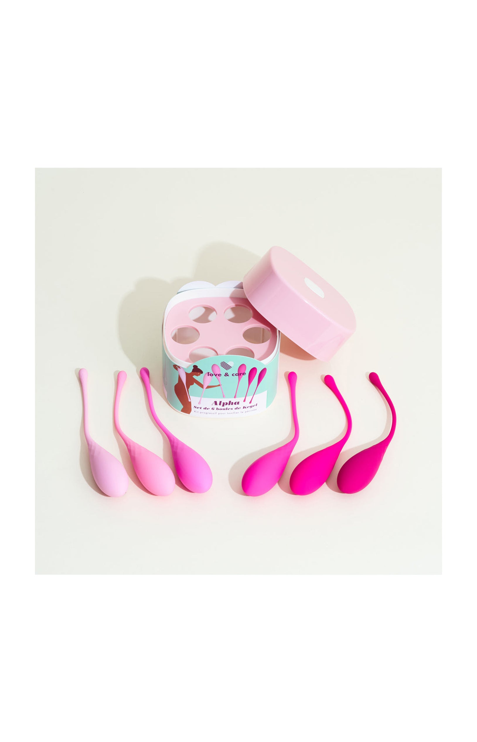 Set de 6 boules de Kegel - Alpha