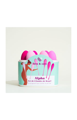 Set de 6 boules de Kegel - Alpha