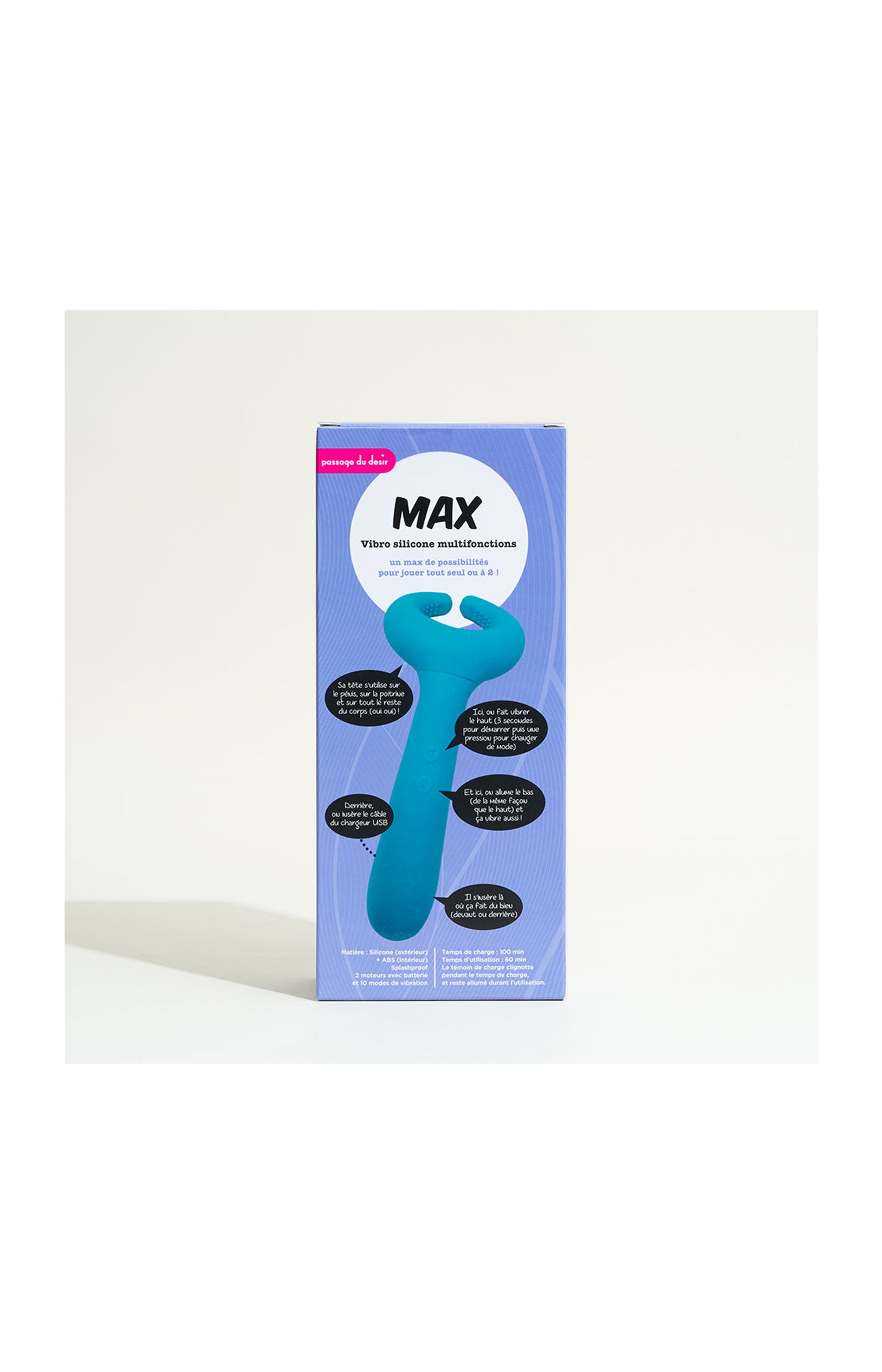 Vibro silicone multifonctions - Max