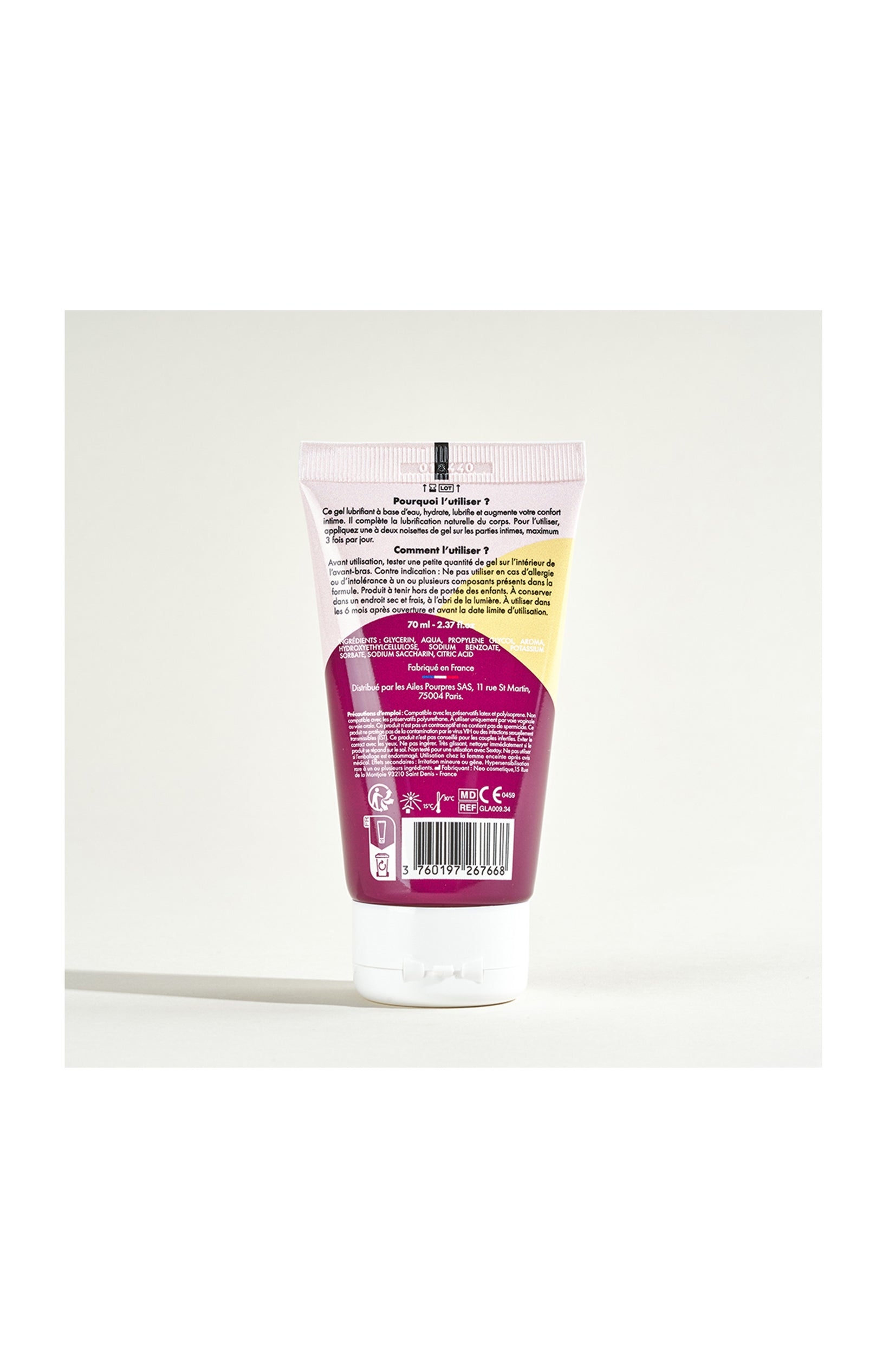 Gel lubrifiant - Fruit de la passion - 70 ml