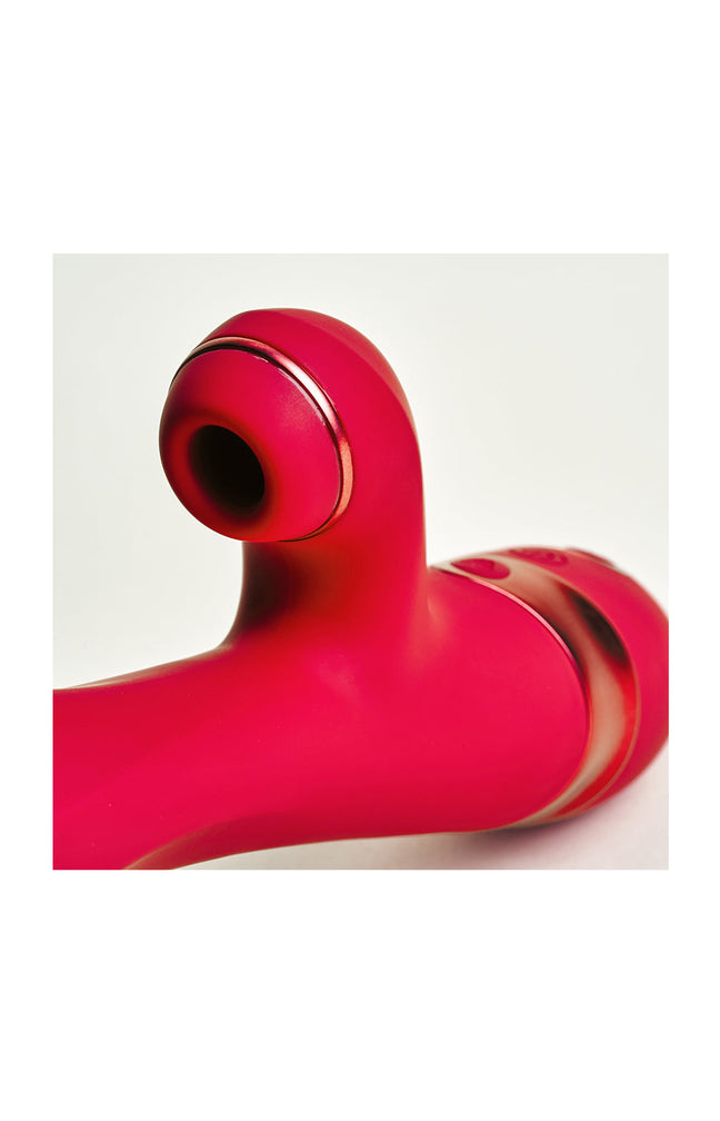 Rabbit silicone à aire pulsé - Bali - Rouge