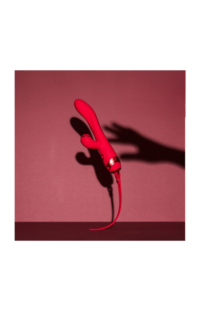 Rabbit silicone à aire pulsé - Bali - Rouge