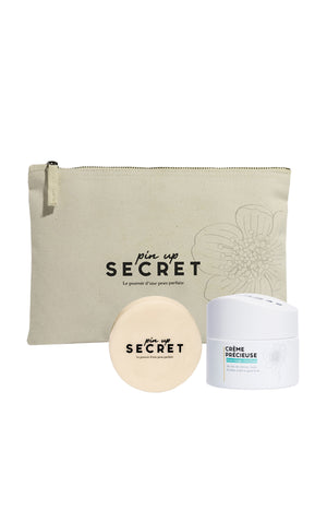 Savon au lait de chèvre, crème & pochette - Visage