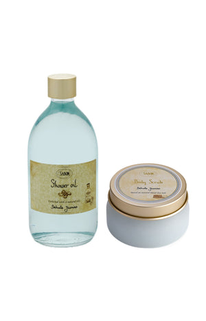 Huile de douche & gommage - Jasmin