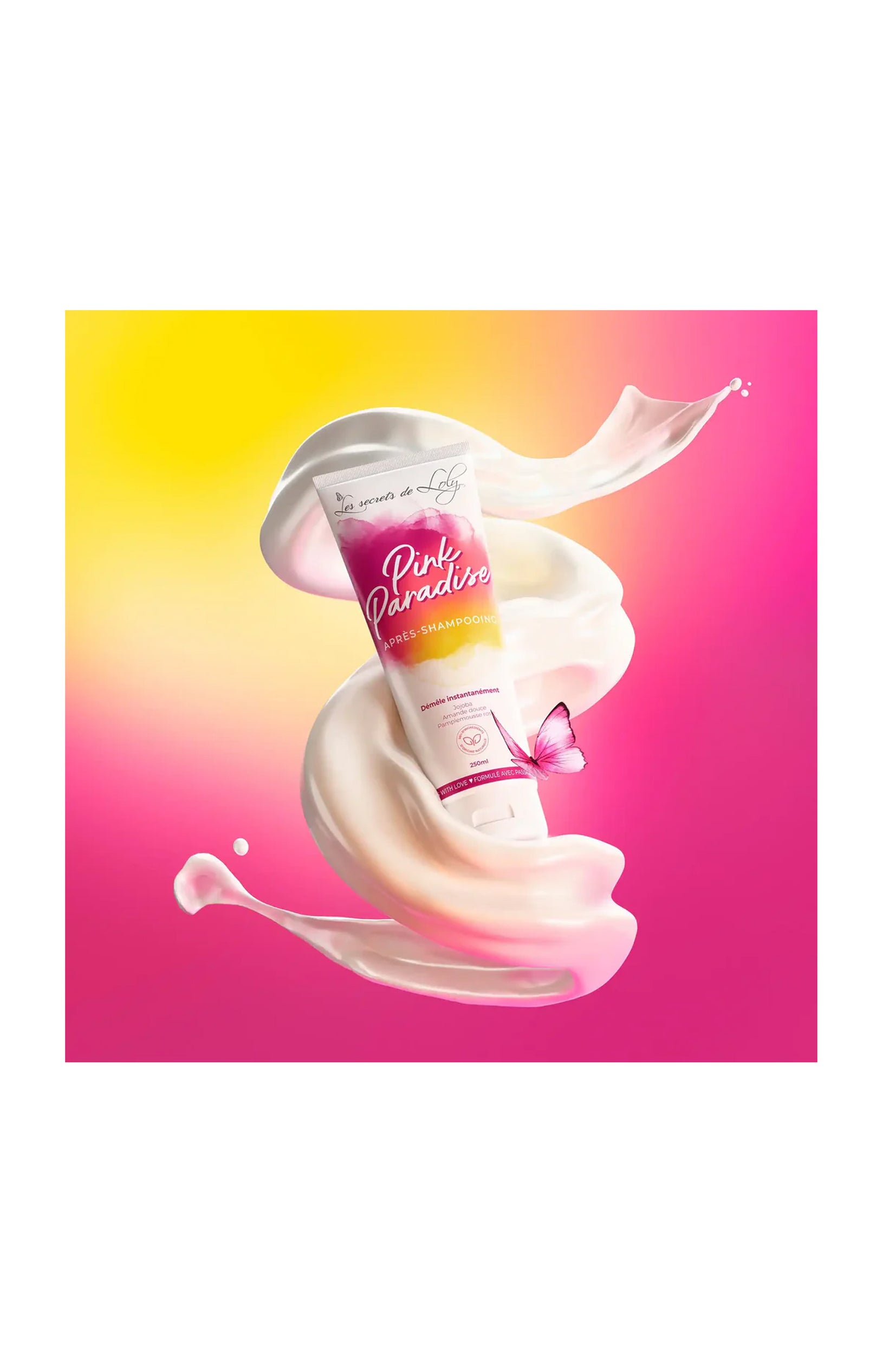 Après shampoing - Pink Paradise - Cheveux bouclés à crépus