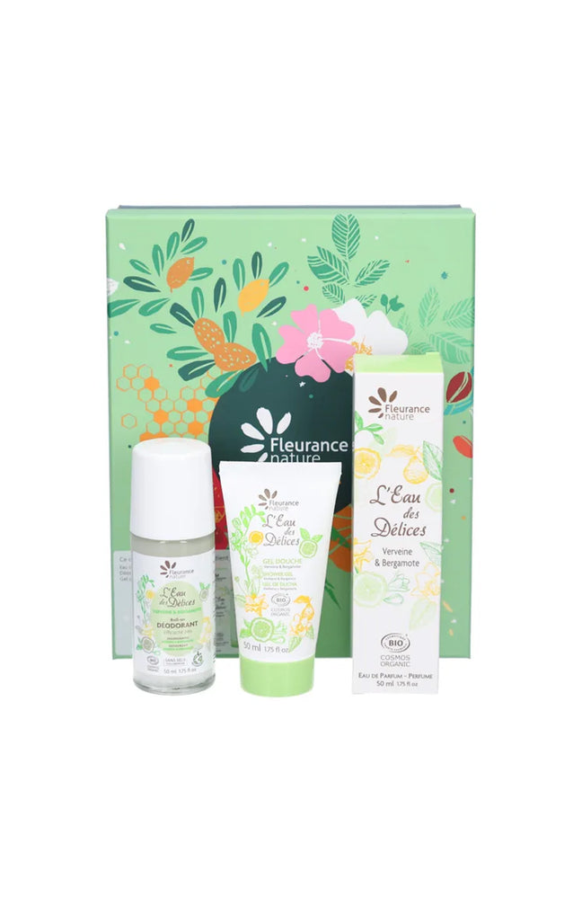 Coffret L'Eau des délices - Verveine & bergamote