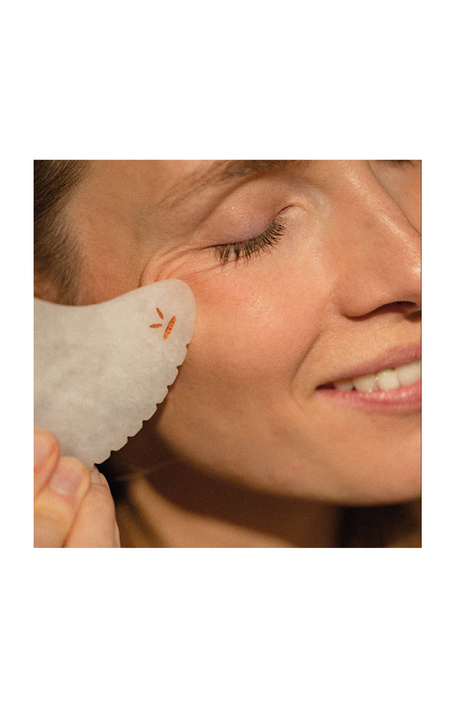 Gua sha - Jade blanc