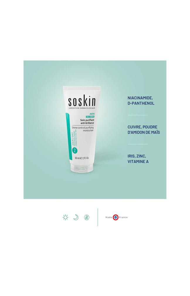 Soin purifiant anti-brillance - 60 ml