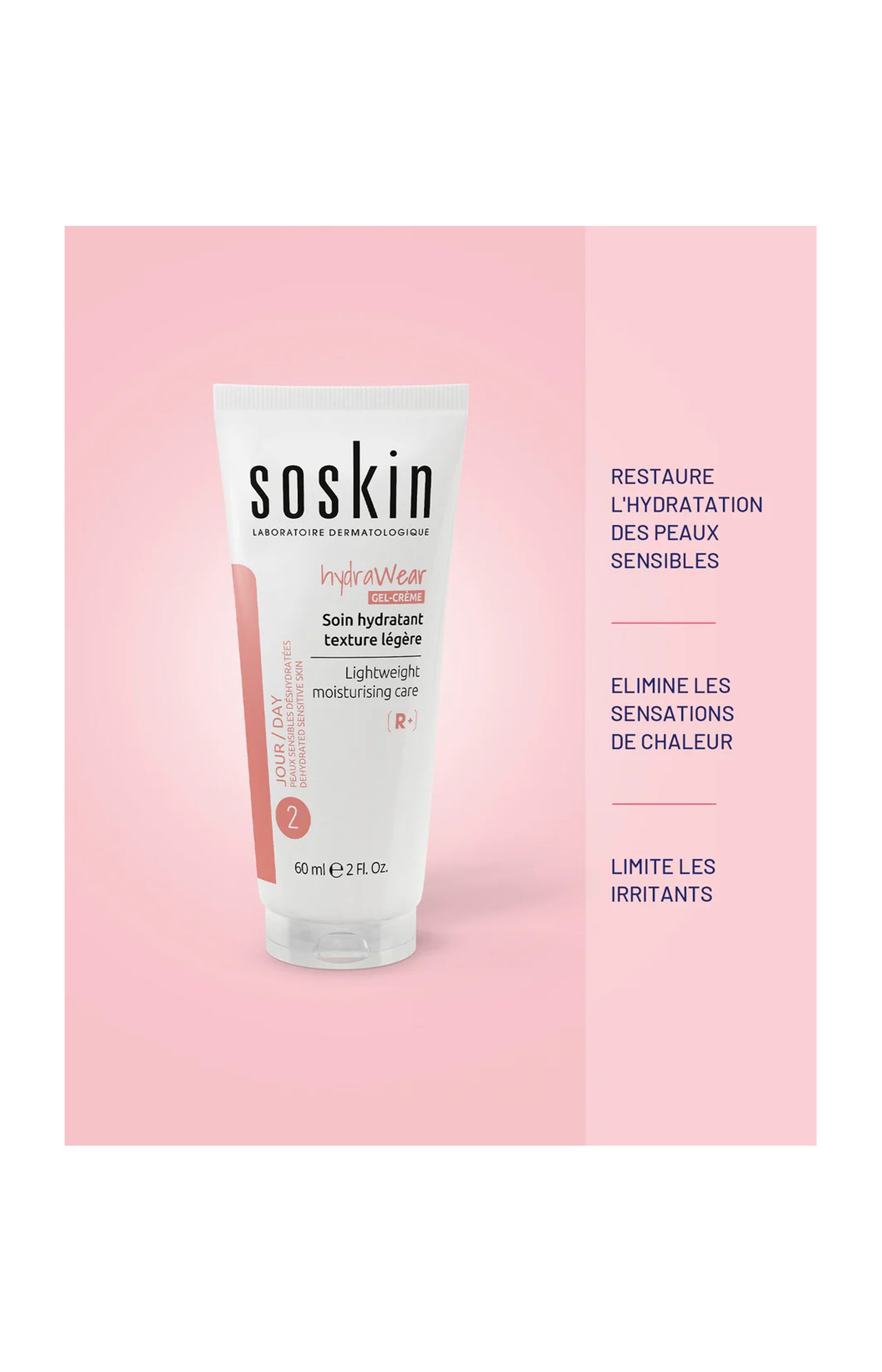 Soin hydratant texture légère - 60 ml