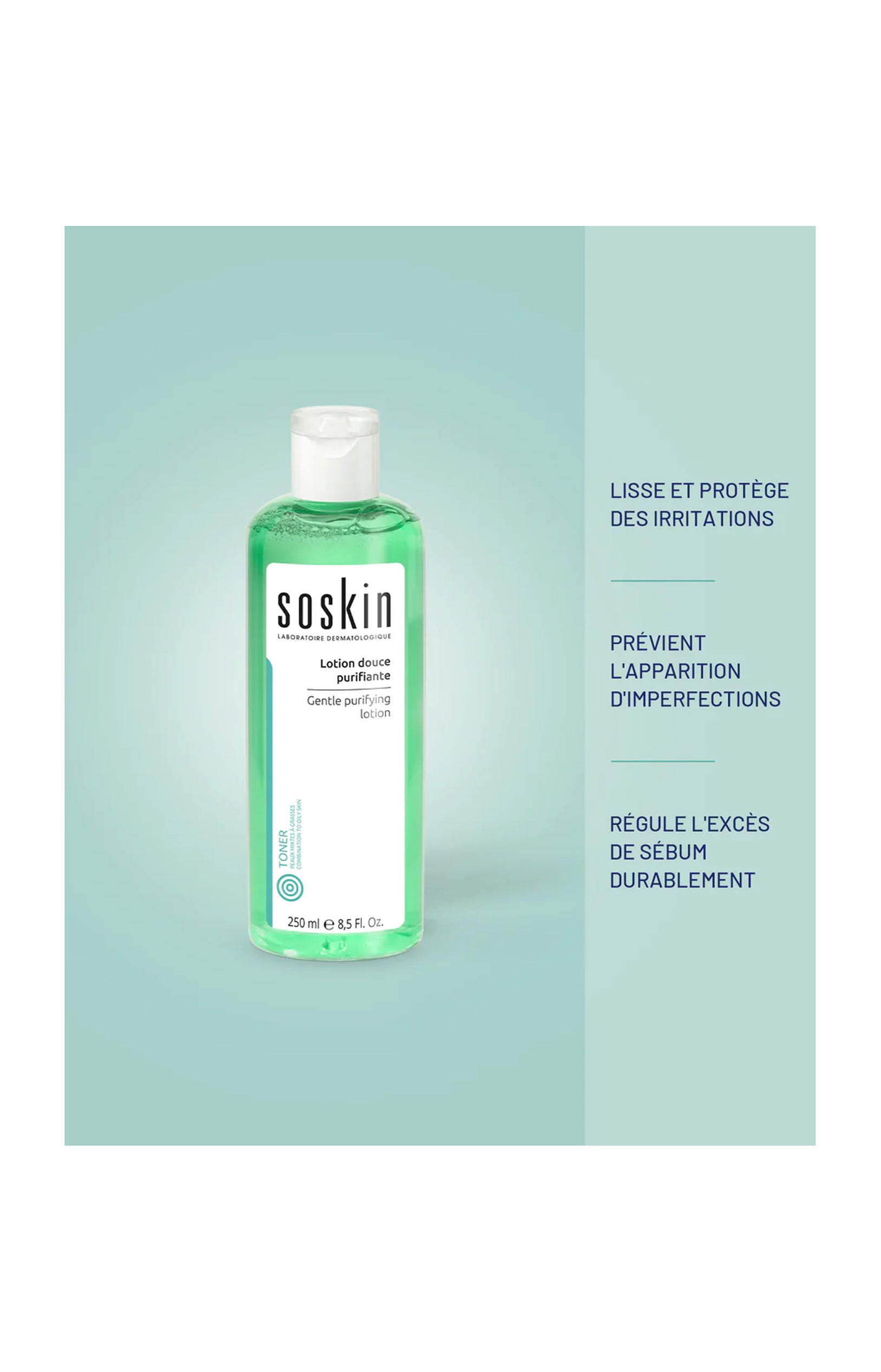 Lotion douce purifiante - 250 ml