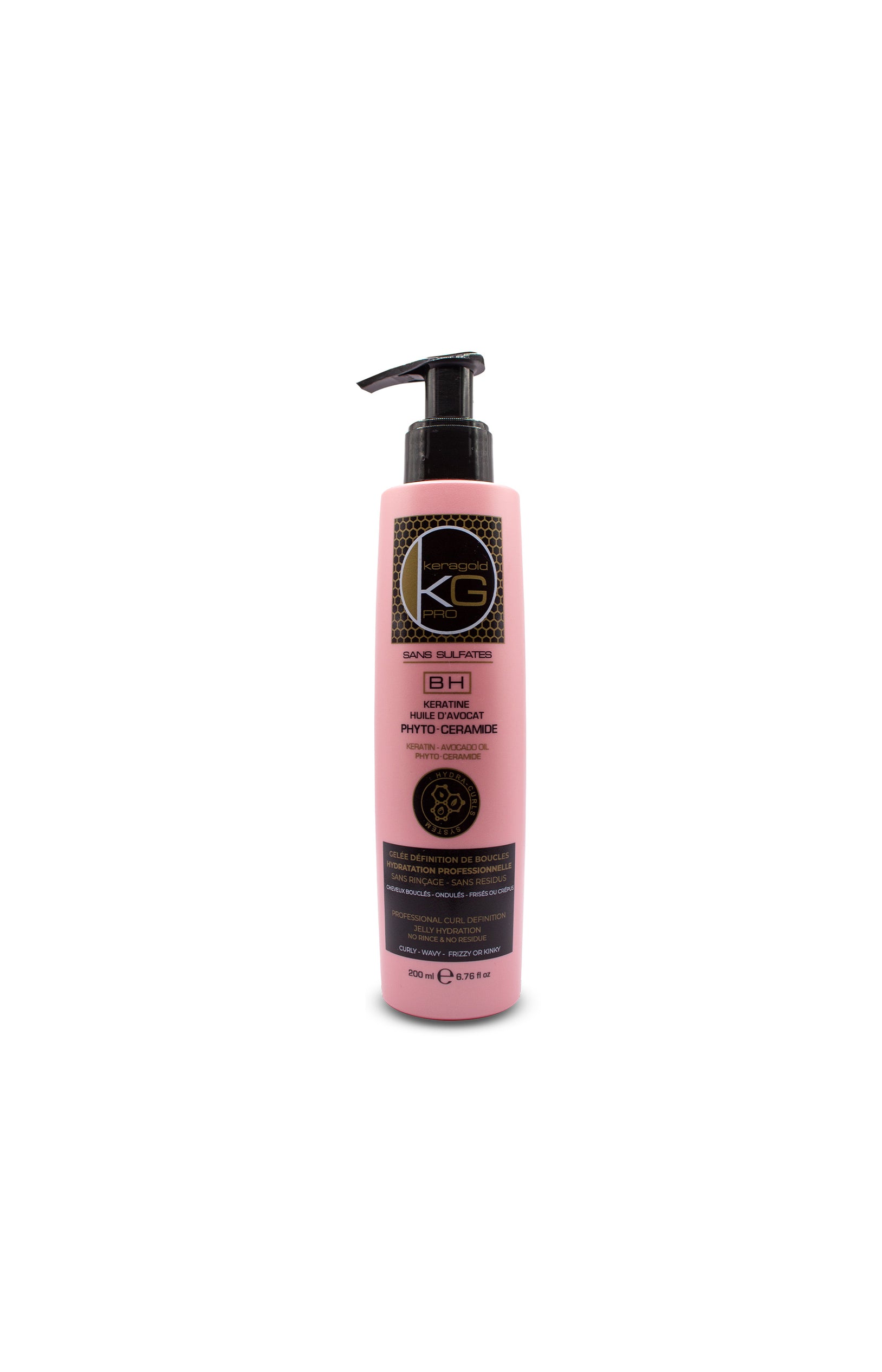 Gelée hydratante phyto-ceramide - Kératine & Huile d'avocat