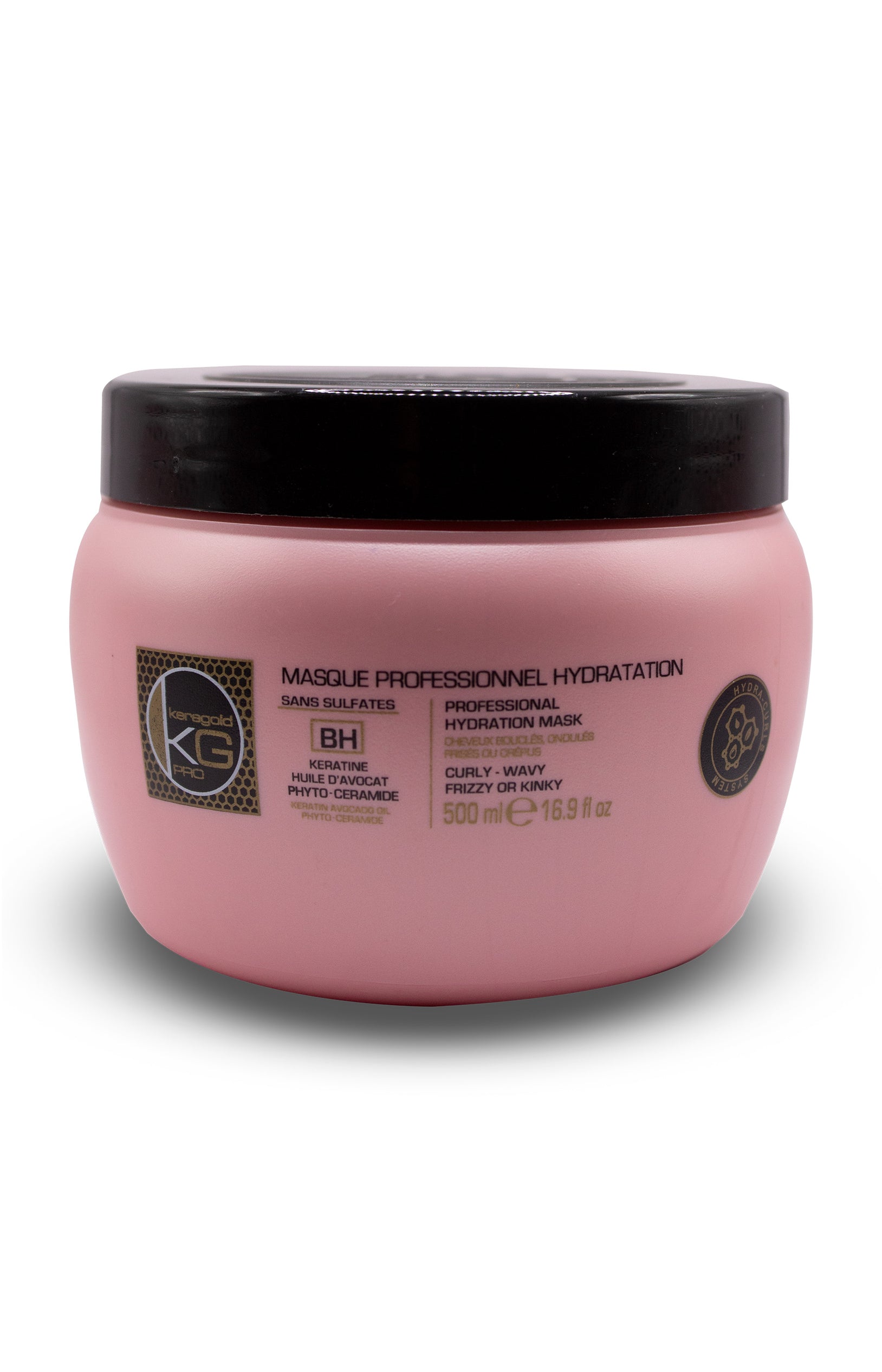 Masque hydratant phyto-ceramide - Kératine & Huile d'avocat