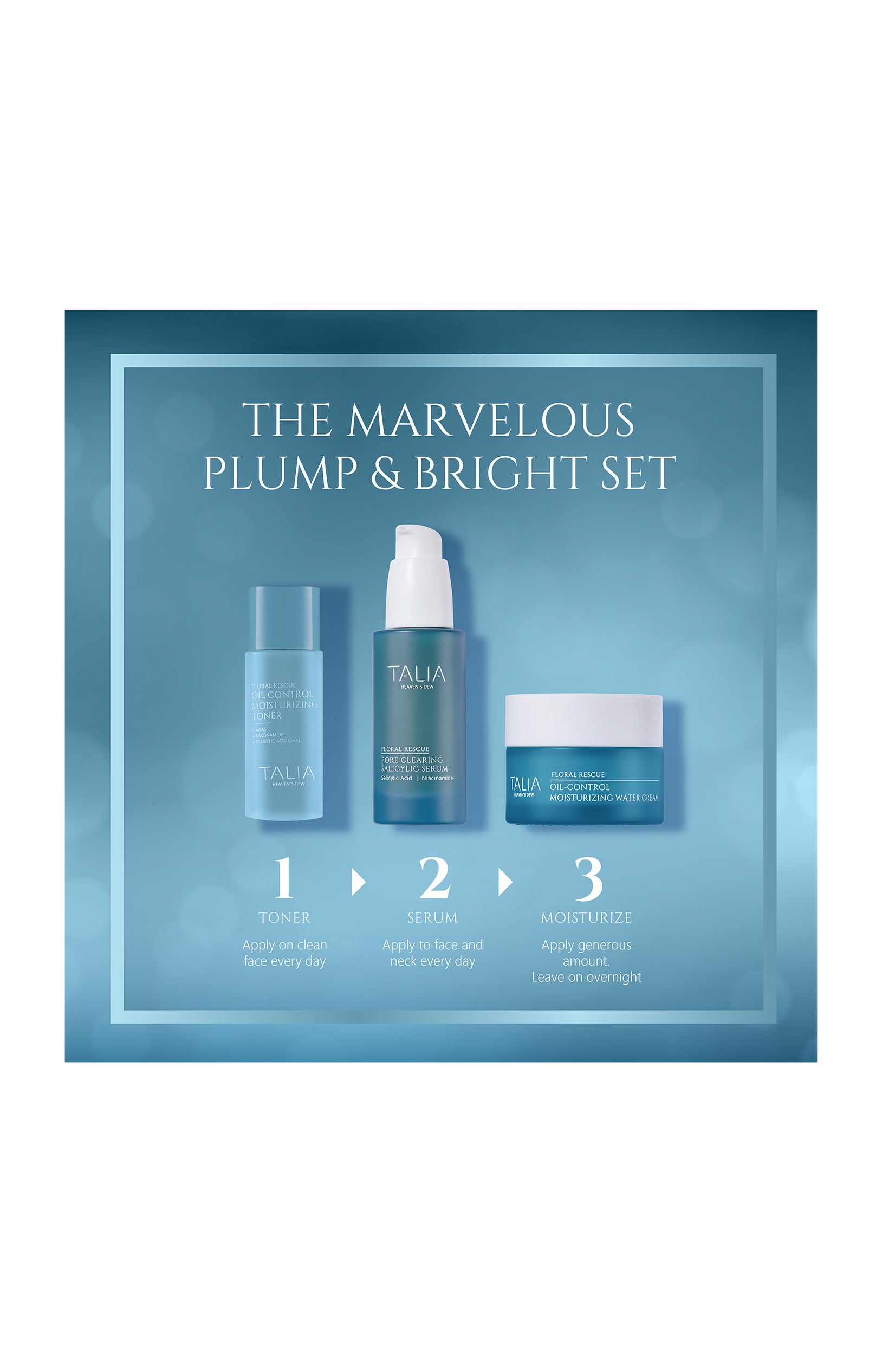 Coffret soins - Floral Rescue - 3 produits