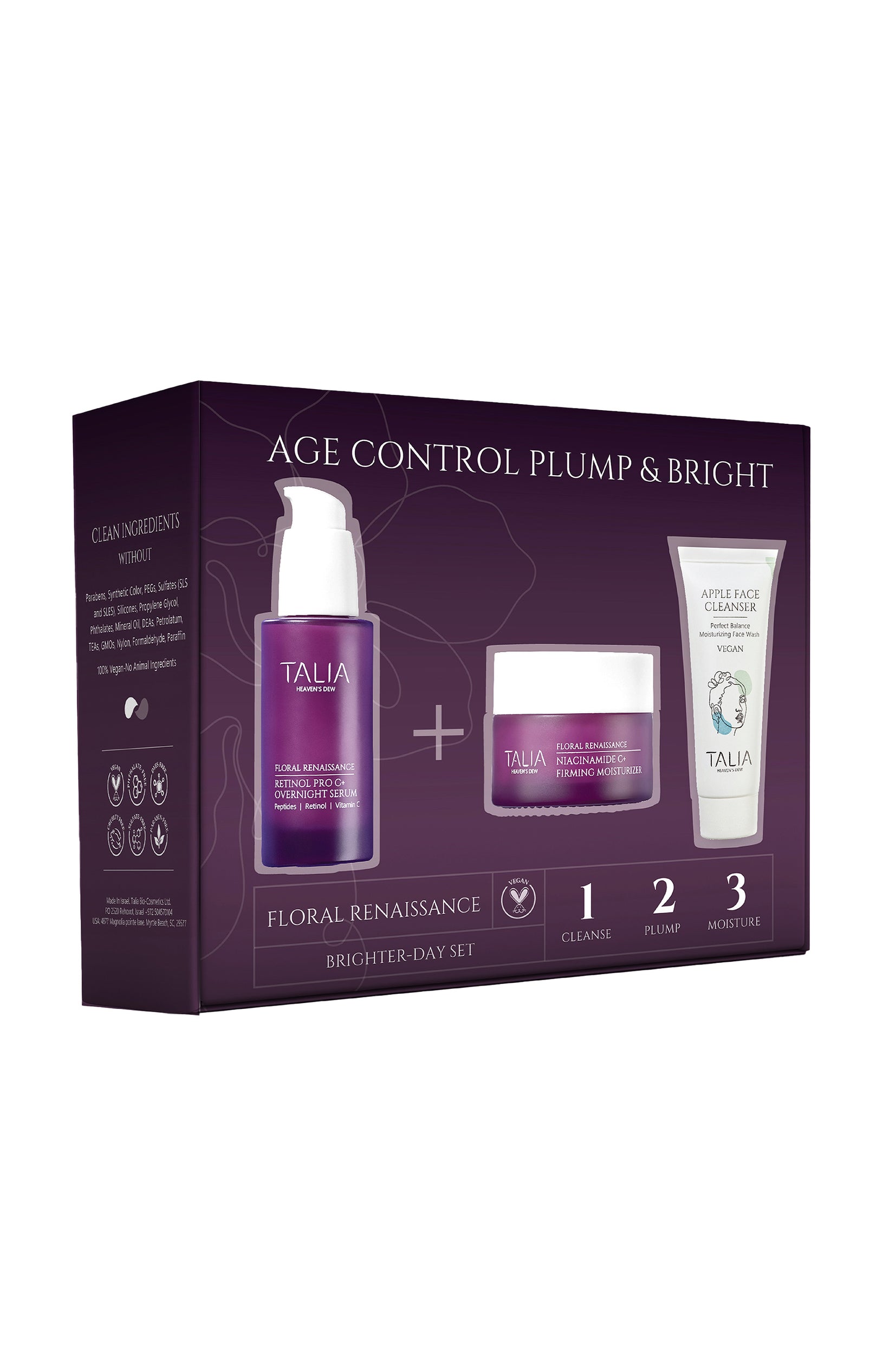 Coffret soins - Brighter Day Floral Renaissance - 3 produits