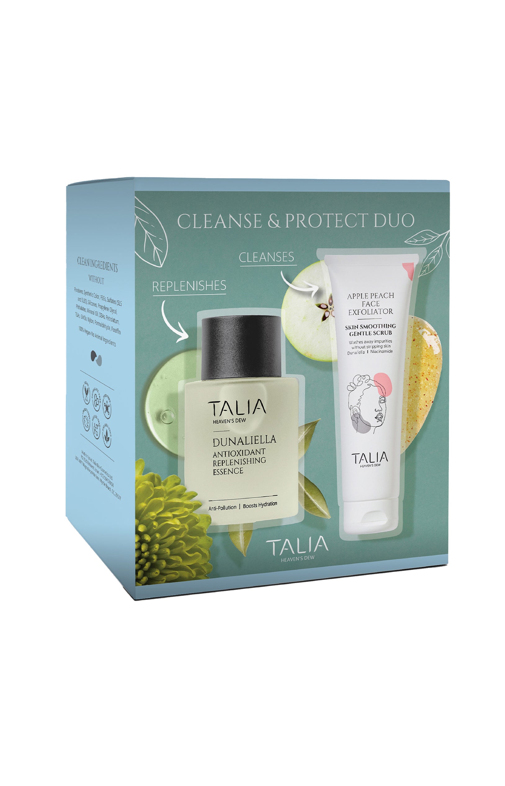 Coffret soins - Cleanse & Protect Duo - Visage