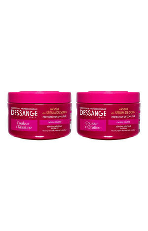 2 masques protecteurs de couleurs - kératine - 250 ml