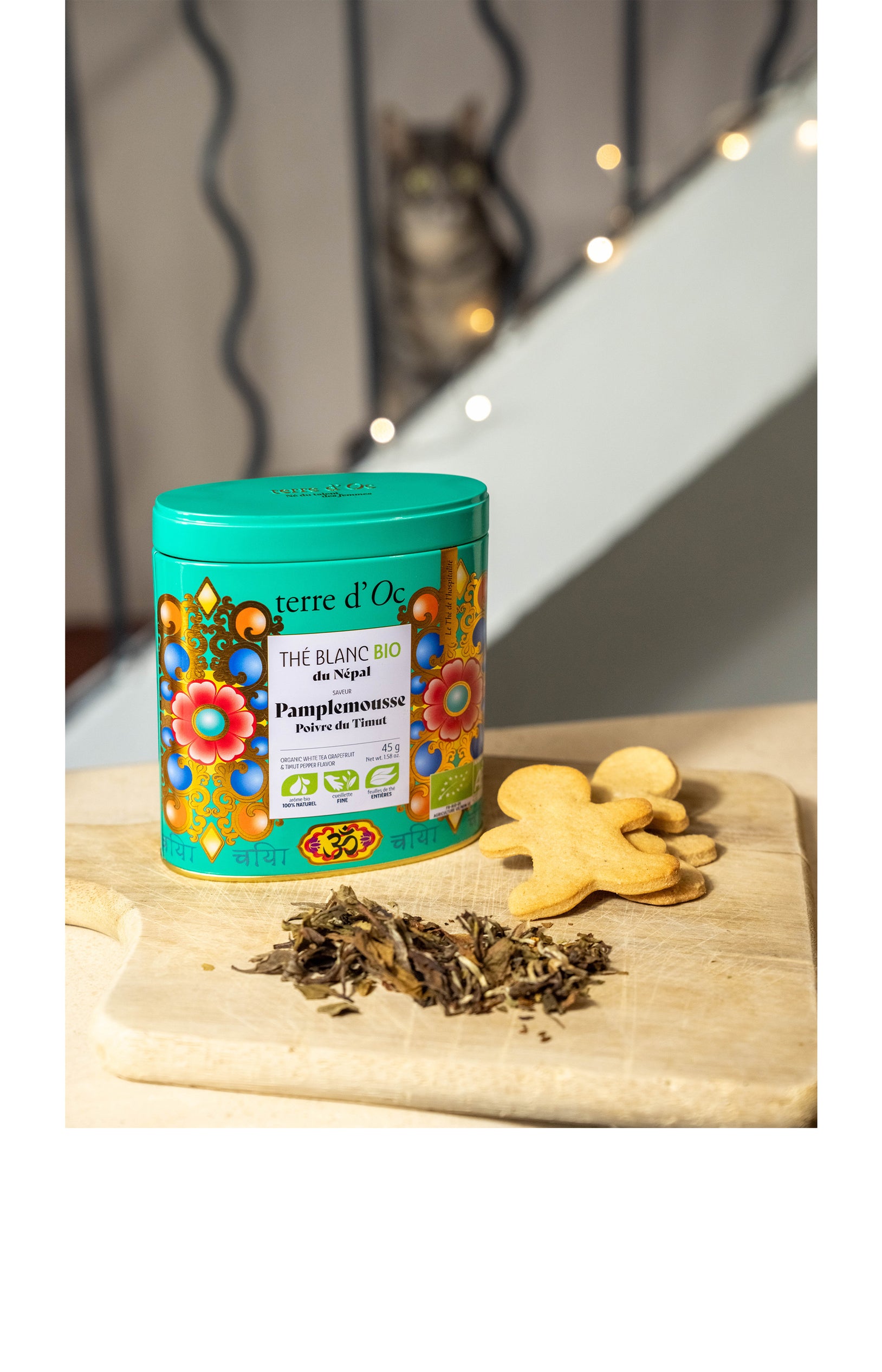 Thé blanc bio - Pamplemousse & Poivre du Timut - 45 g