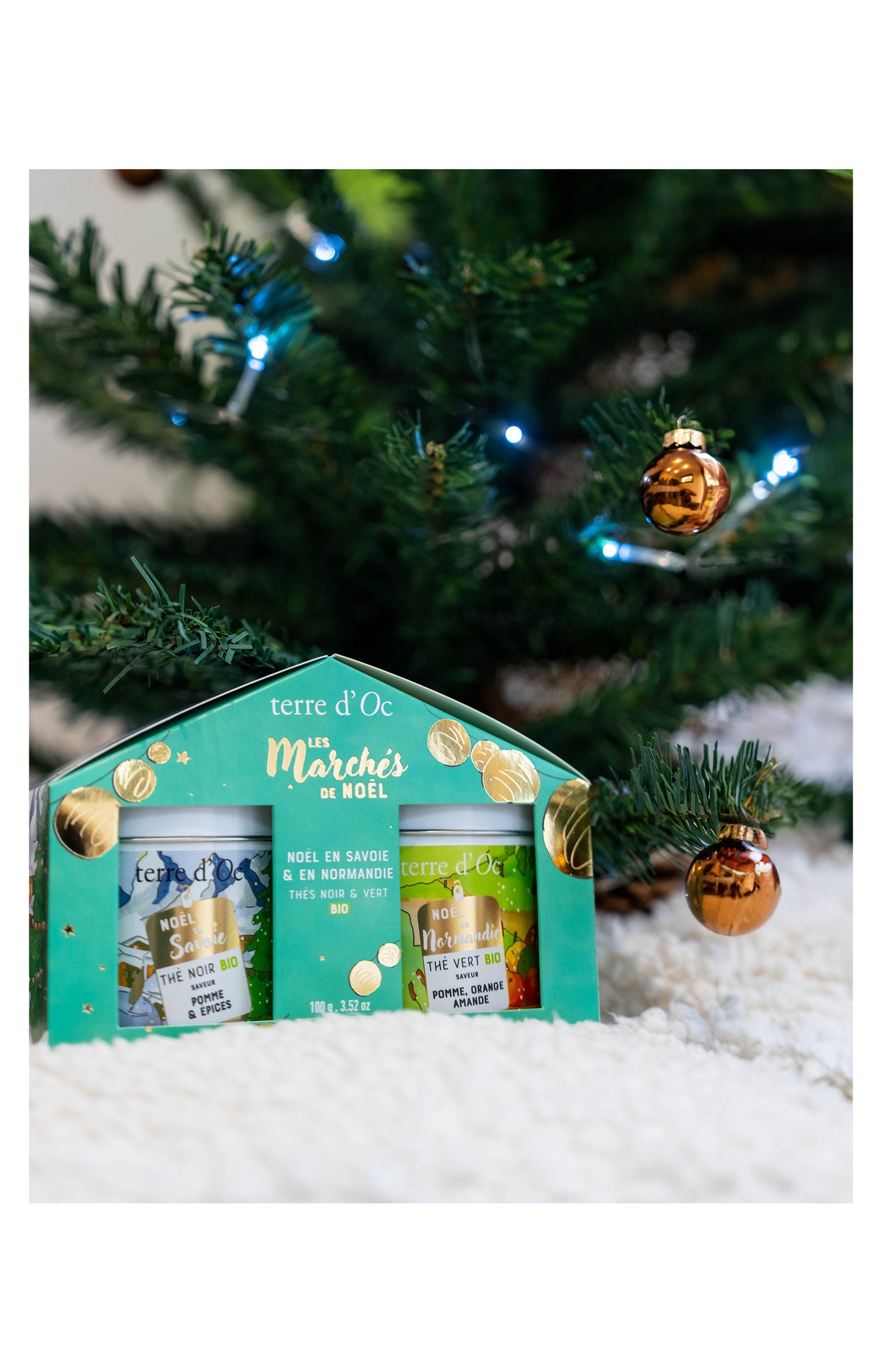 Duo Thés Bio - Noël - Savoie & Normandie - 2 x 50 g