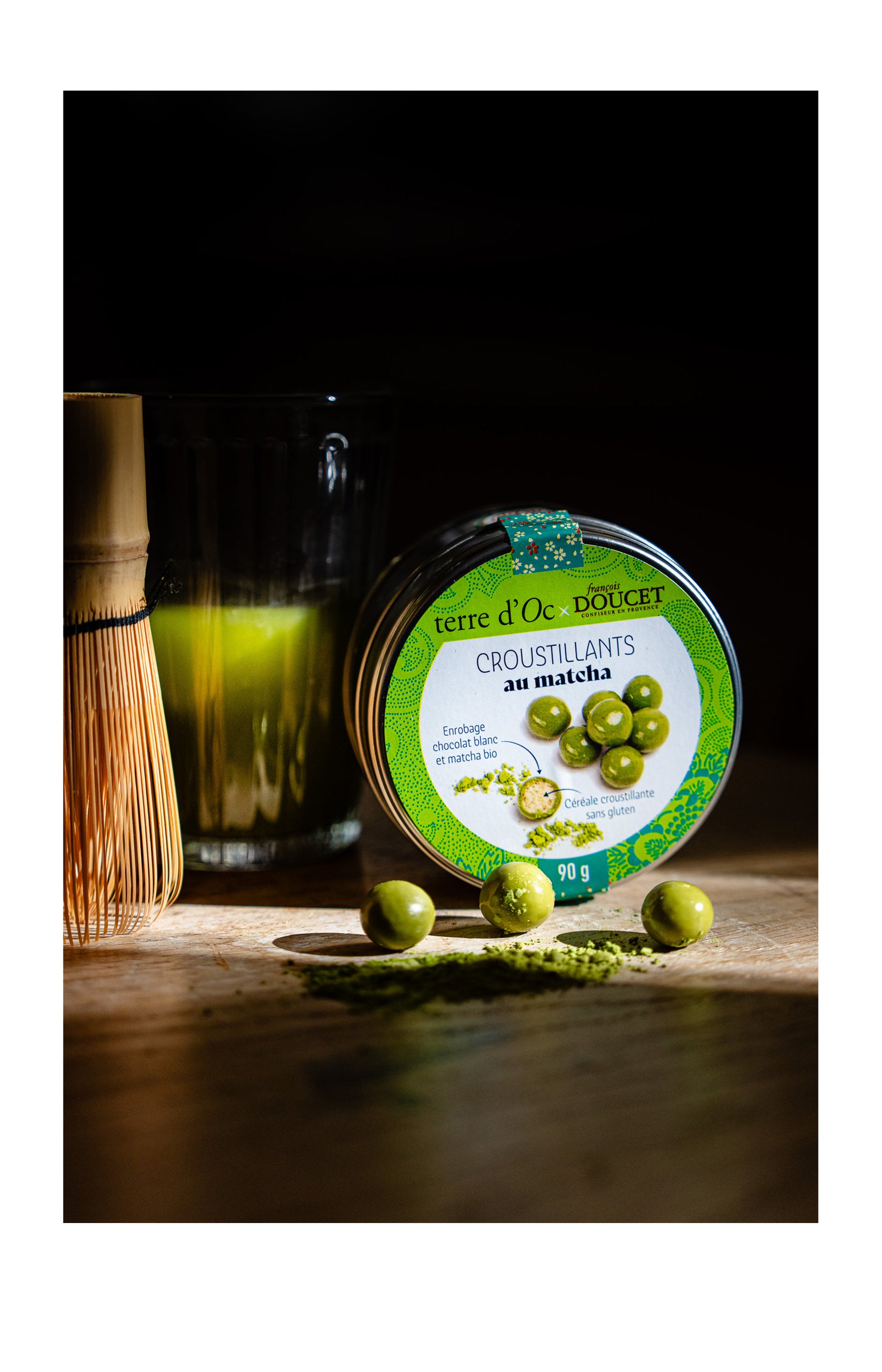 Cœurs croustillants - Matcha - 90 g