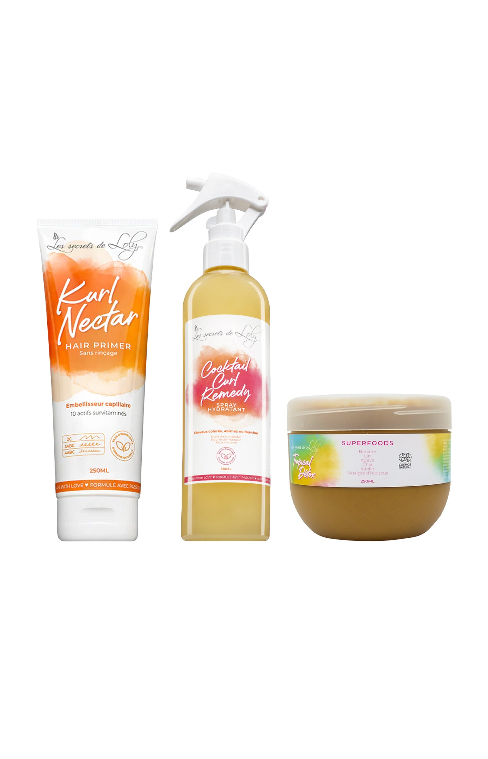 Routine finition - Cheveux bouclés - 3 produits