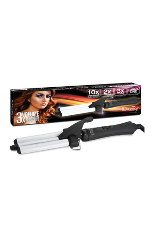 Fer à onduler triple en céramique