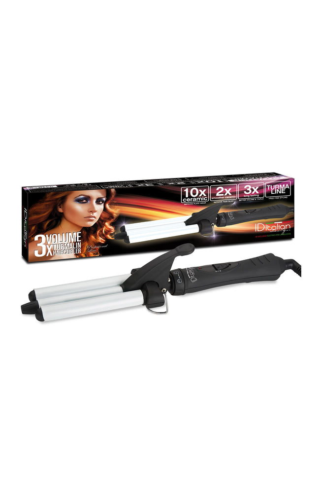 Fer à onduler triple en céramique