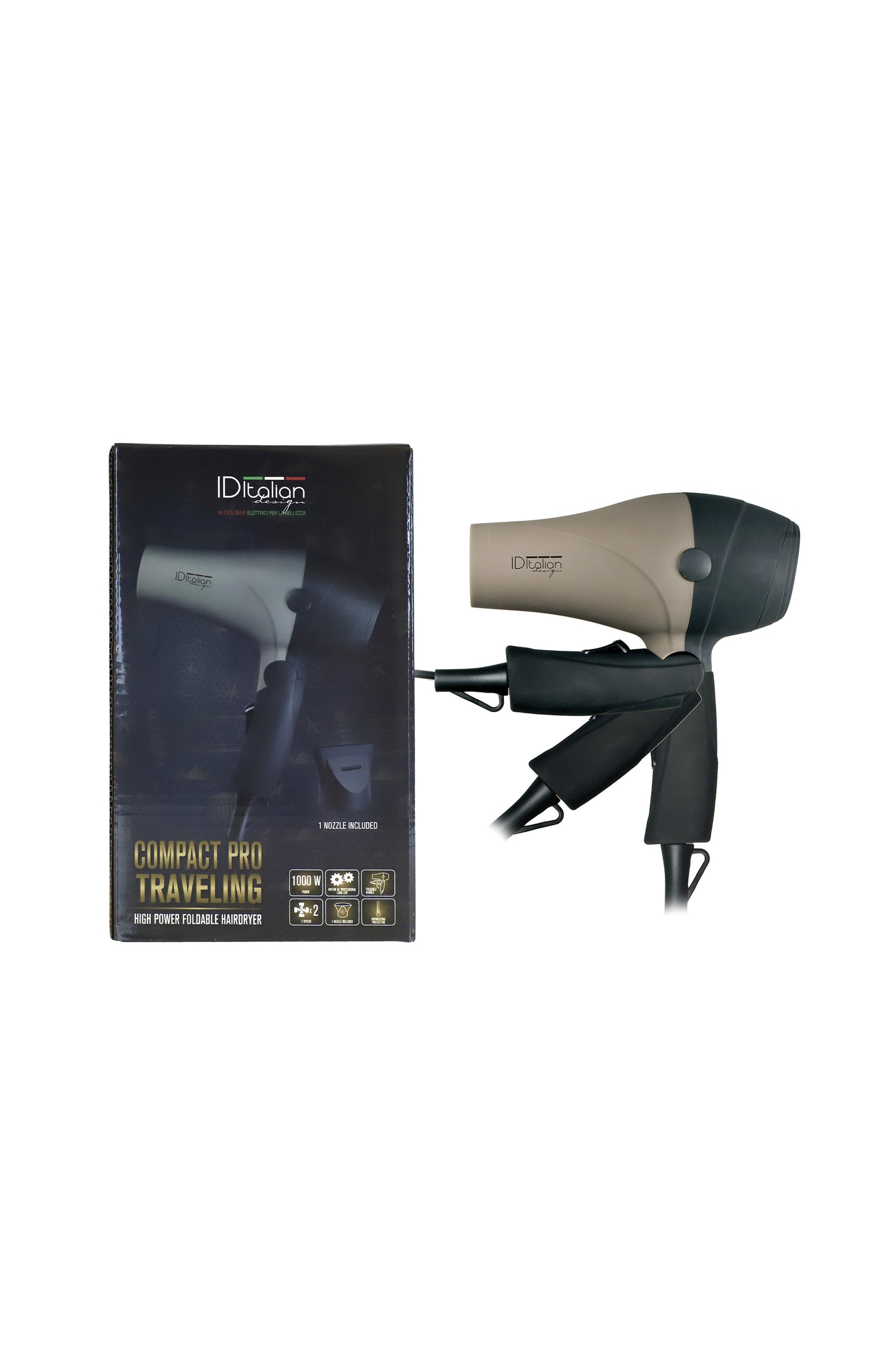 Sèche-cheveux compact & pliable - 1000 W