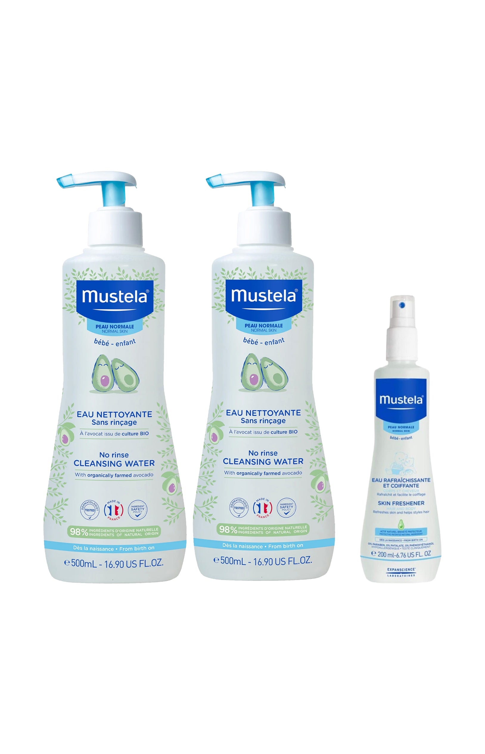 Routine apaisante bébé – Croûtes de lait & eaux nettoyantes