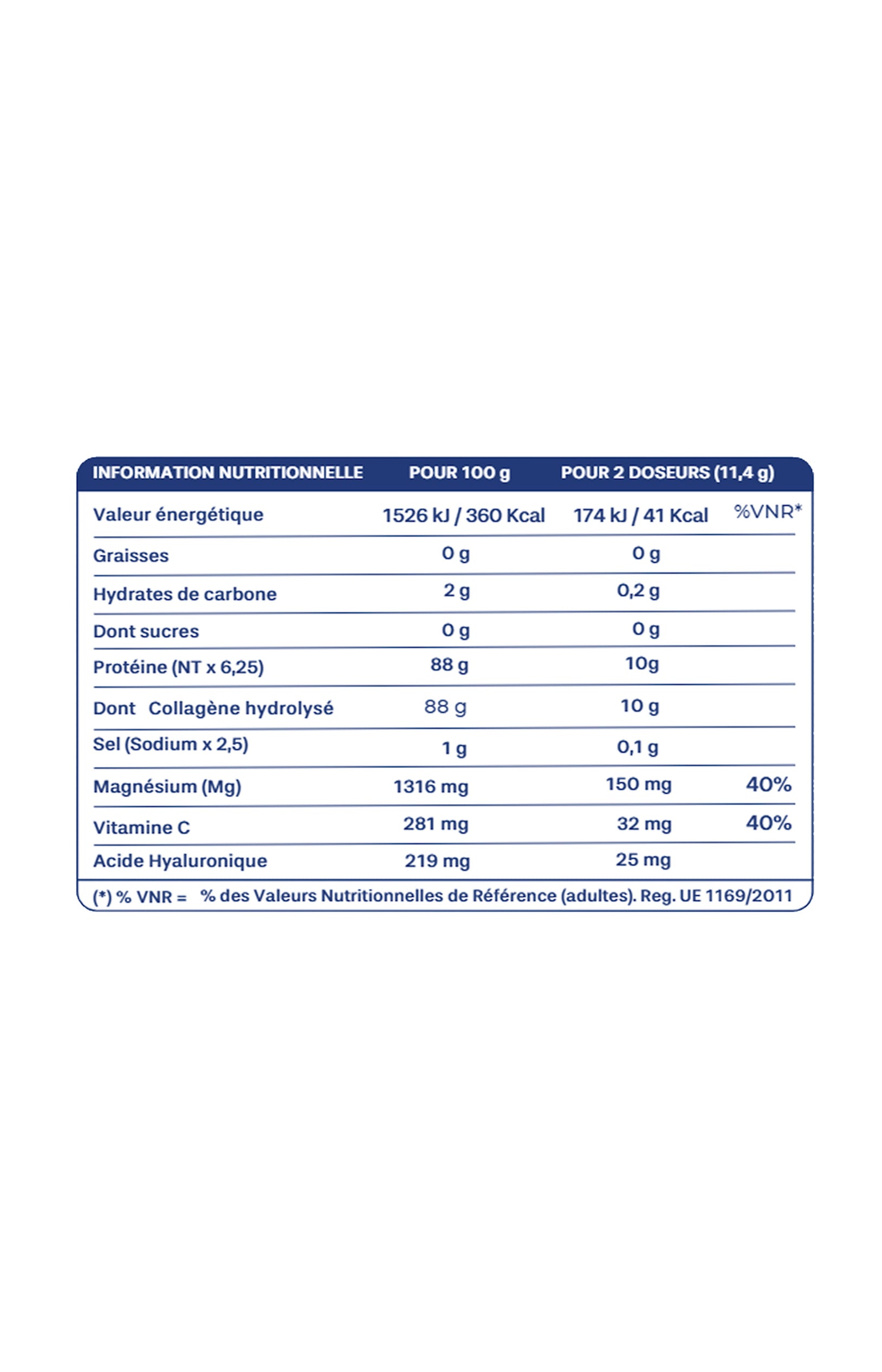Cure collagène marin - Vanille - 228 g