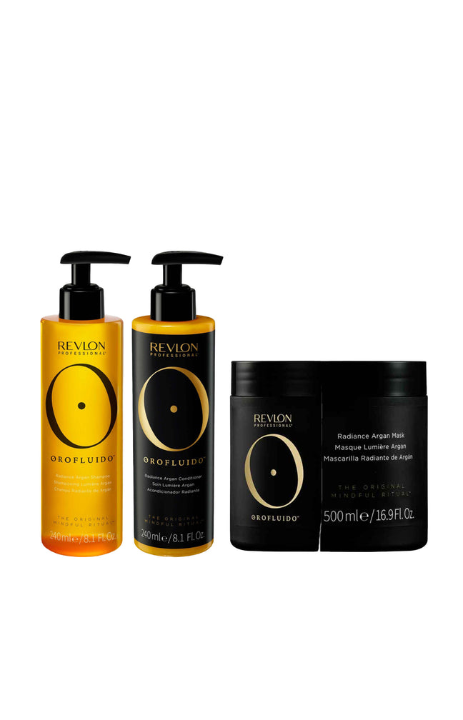 Routine Orofluido - Tous types de cheveux - 3 produits