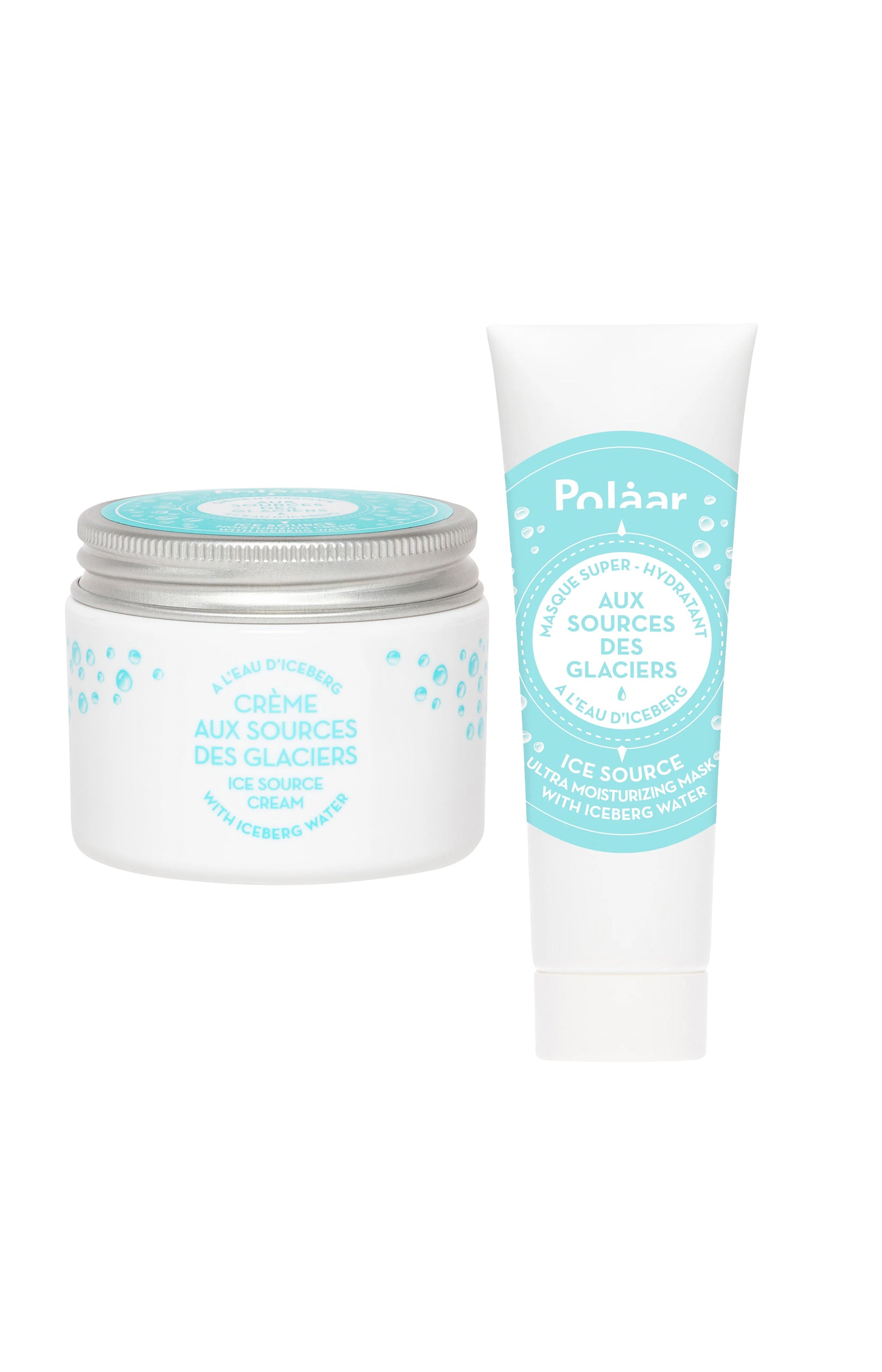 Lot de crème et masque hydratant à l'acide hyaluronique - 2 produits