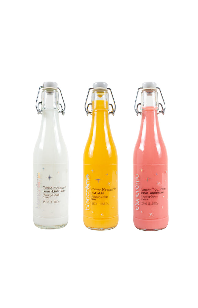Trio crèmes moussantes - 3 produits