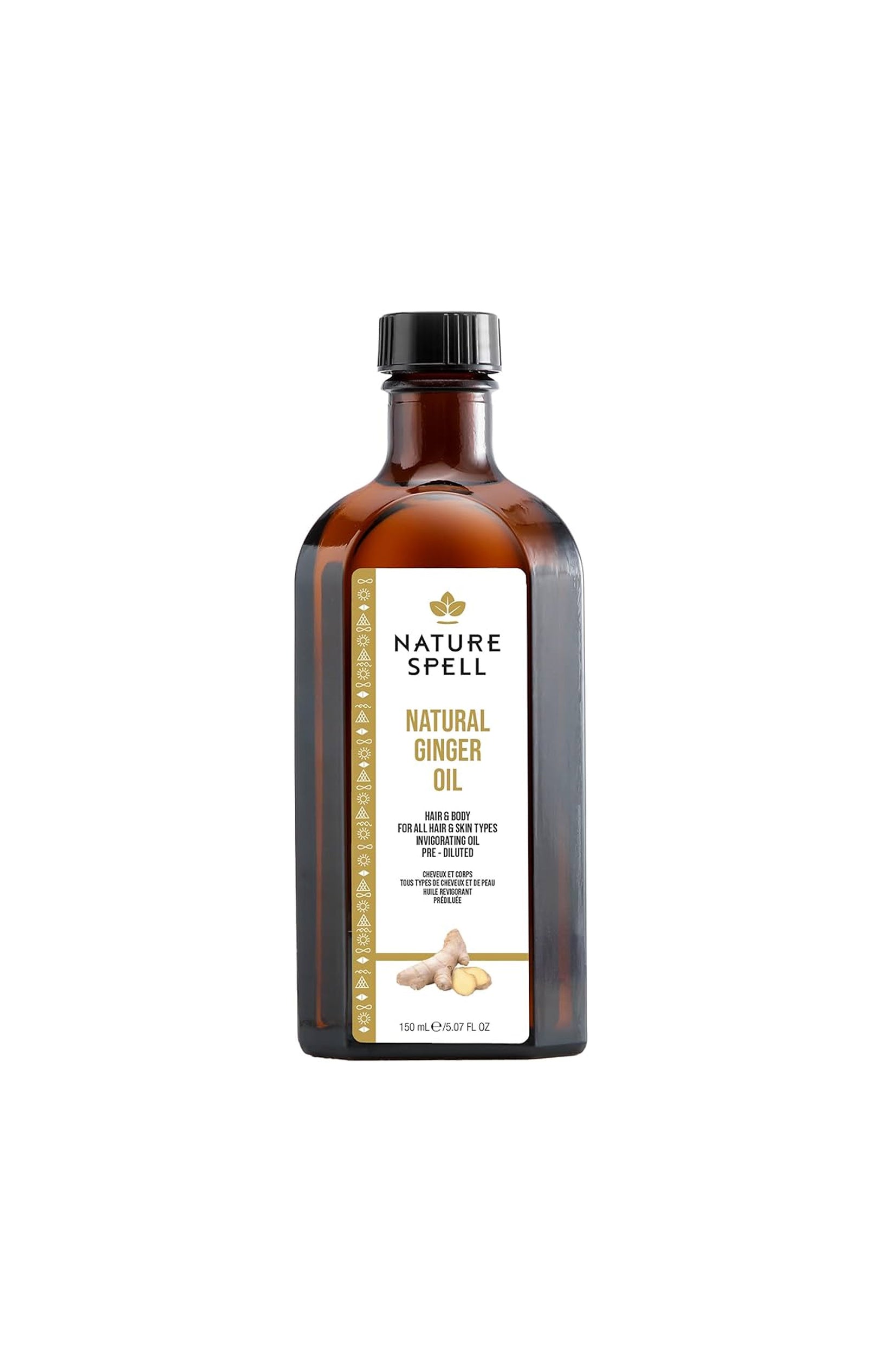 Huile énergisante au gingembre - Cheveux - 150 ml