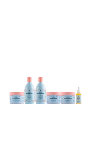 Lot réparateur cheveux - Shampooing, après-shampooing, crème coiffante, huile & soins - 6 unités