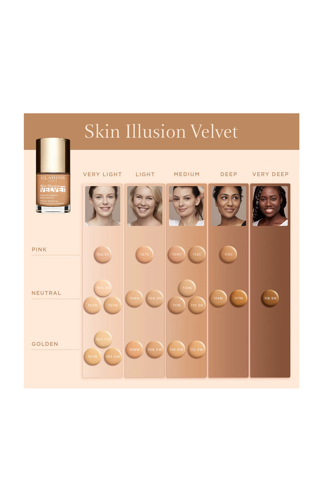 Fond de teint mat - Skin Illusion Velvet - 30 ml