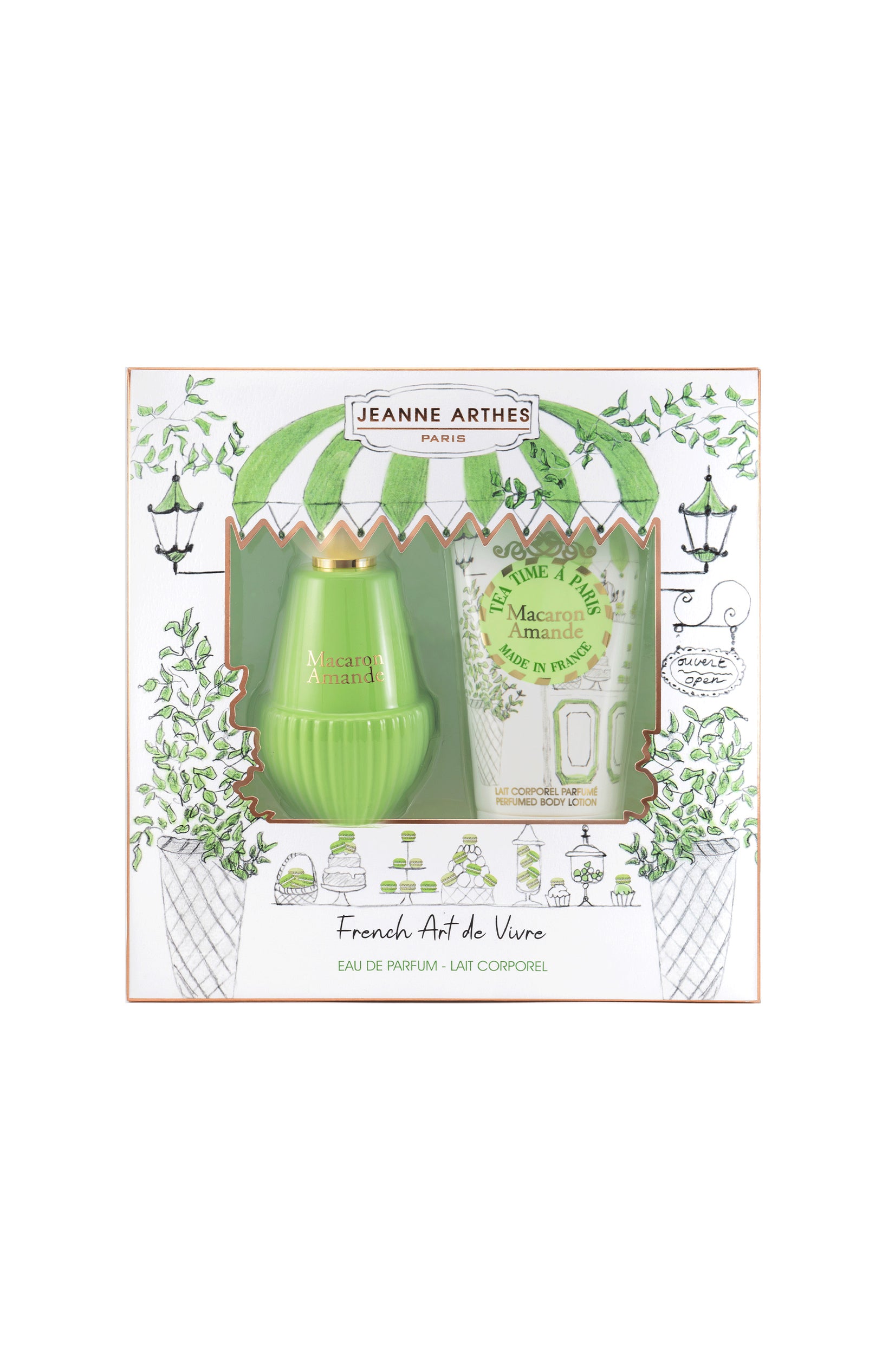 Coffret Macaron Amande - Eau de parfum & Lait corps