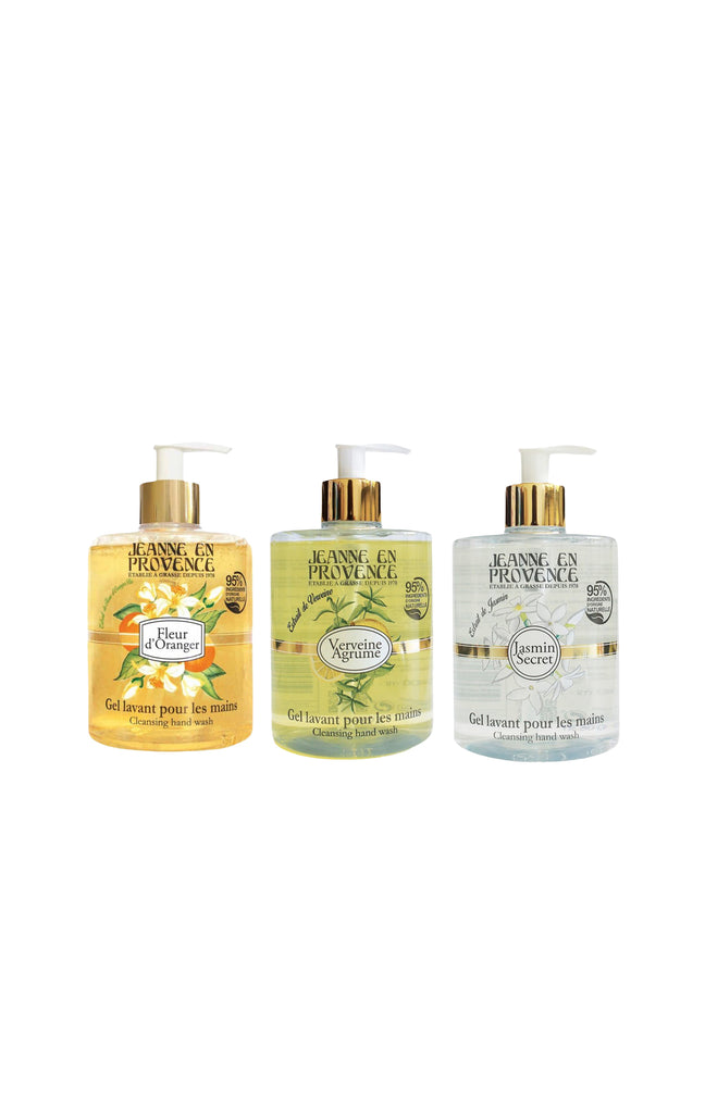 Lot gels lavants mains - 3 unités