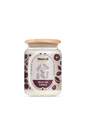 Bougie parfumée - Fève Tonka - 700 ml