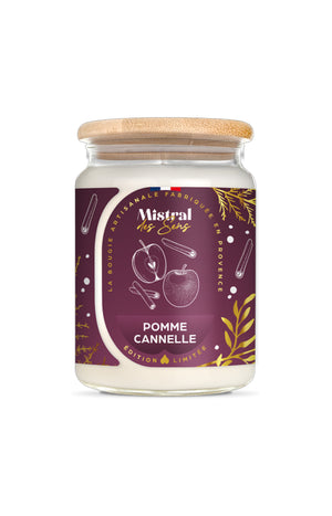 Bougie parfumée - Pomme & cannelle - 700 ml