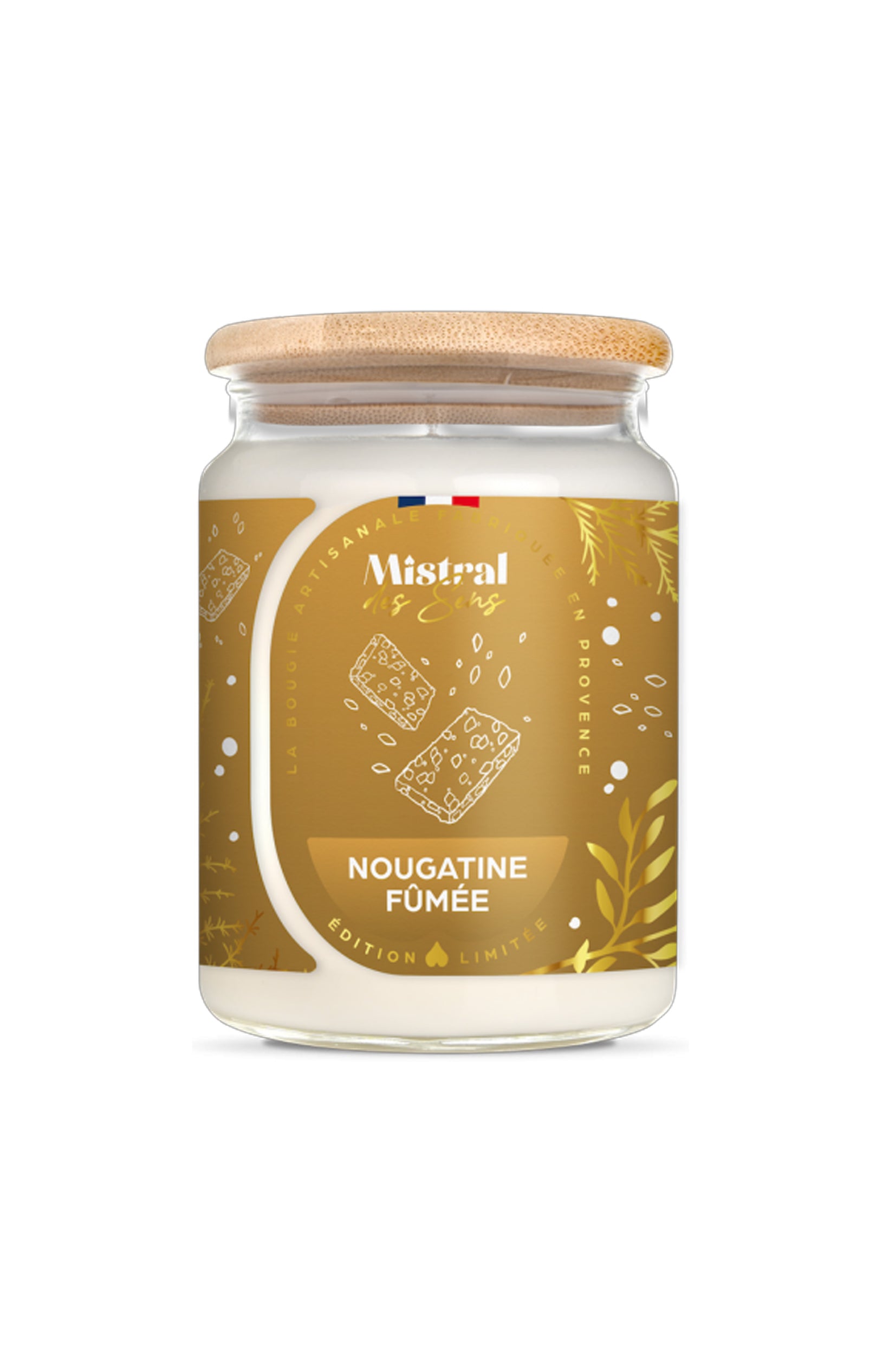 Bougie parfumée - Nougatine fumée - 700 ml